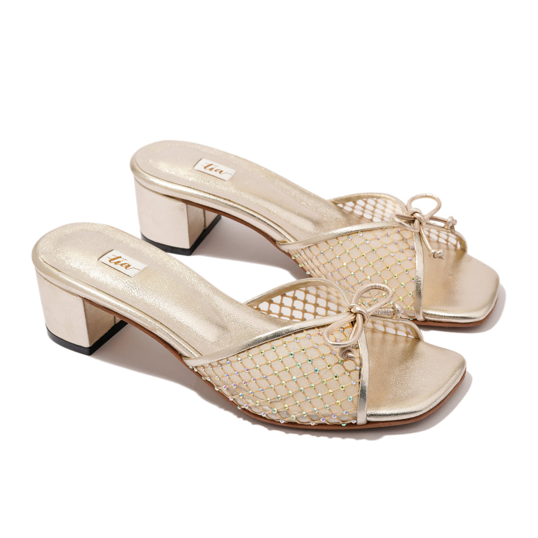 Marigold Block Heels