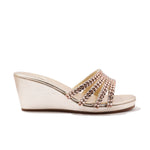 Load image into Gallery viewer, Chloe Gold Wedges