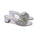 Load image into Gallery viewer, Chloe Block Heels – Stylish Mid-Heel Mules
