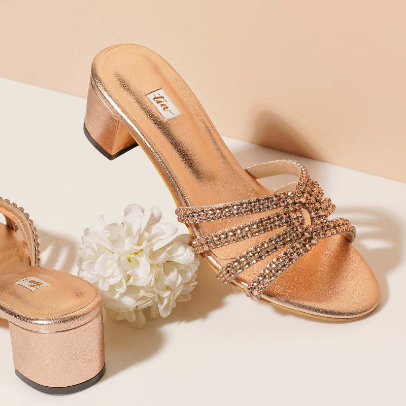 Dahlia Block Heels – Elegant Multi-Strap Heels