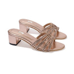 Load image into Gallery viewer, Dahlia Block Heels – Elegant Multi-Strap Heels
