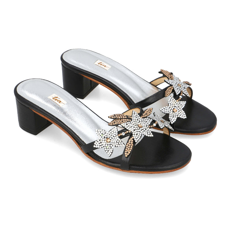 Daisy Block Heels
