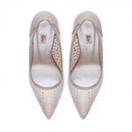 Load image into Gallery viewer, Margarita Silver 3.5 Inch Heel
