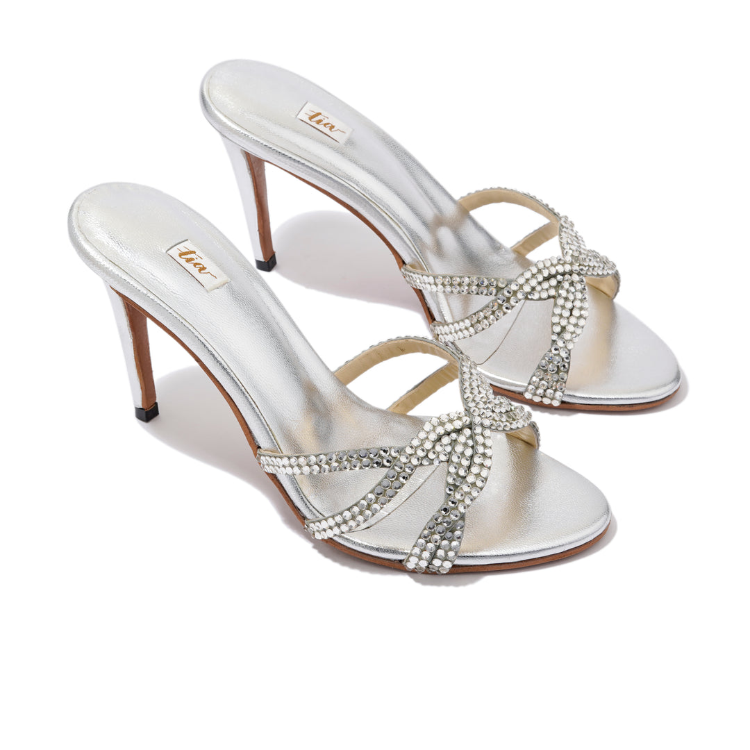 Sofia 3.5 Inch Pure Leather Heels