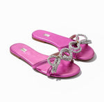 Load image into Gallery viewer, Zuma Metallic Pink Flats