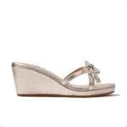Zuma Silver Wedge Sandals